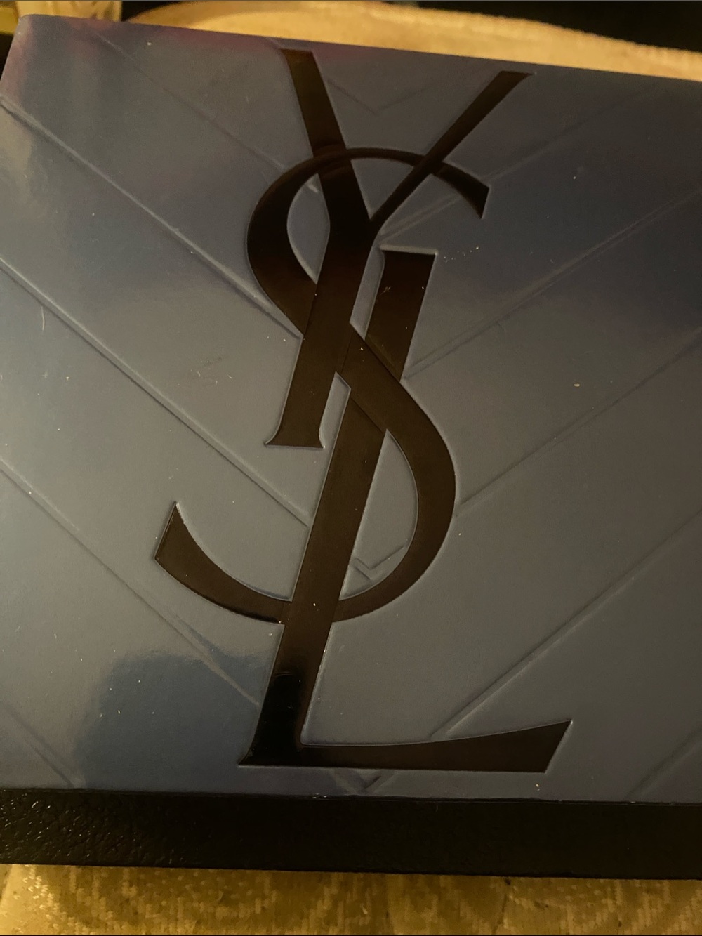 Yves Saint Laurent Black box on Deep Blue Field set of 2 bottles
